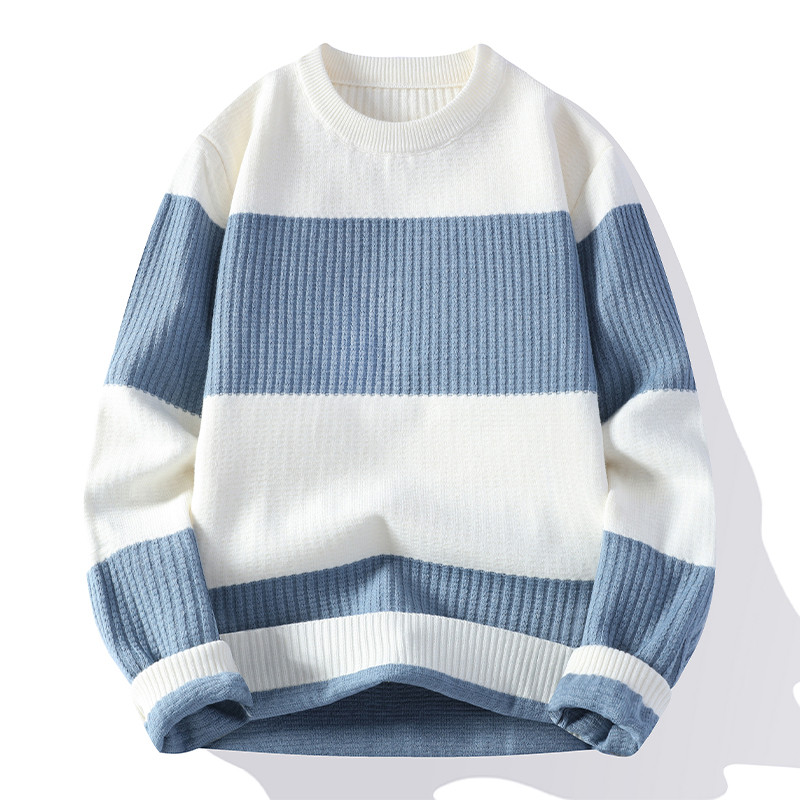 Uued topid pikkade varrukatega talvised lapid Meeste kootud kašmiirist kampsun O-kaelusega pulloverid Trikotapid kampsun Tippklassi džemprid A255