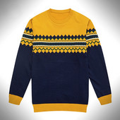 Meeste vabaaja kootud pulloverid kampsun Sügis uus mood O-kaelusega pikkade varrukatega kampsunid Meeste õhukesed trendid kudumid