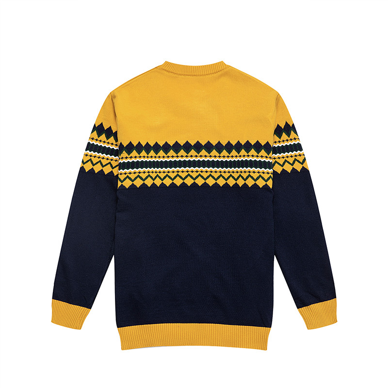 Meeste vabaaja kootud pulloverid kampsun Sügis uus mood O-kaelusega pikkade varrukatega kampsunid Meeste õhukesed trendid kudumid