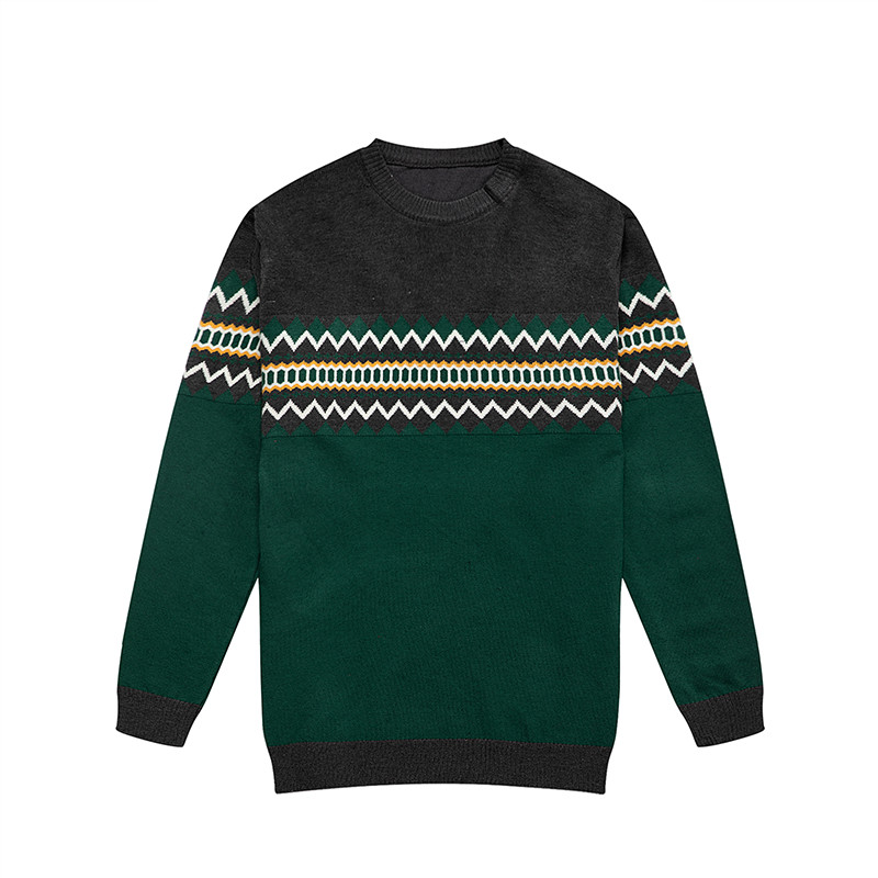 Meeste vabaaja kootud pulloverid kampsun Sügis uus mood O-kaelusega pikkade varrukatega kampsunid Meeste õhukesed trendid kudumid