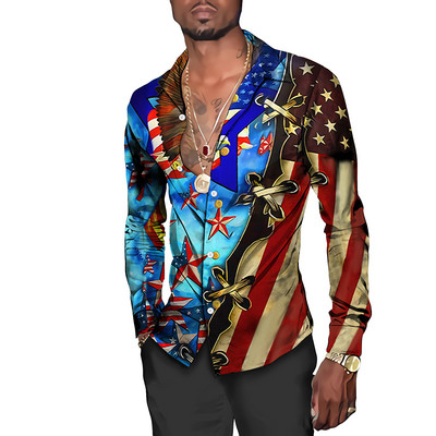 2023. aasta kevadsuvi uus meeste polosärk Slim Fit pikkade varrukatega nööbiga Suur vabaaja särk Meeste tänavarõivad riided