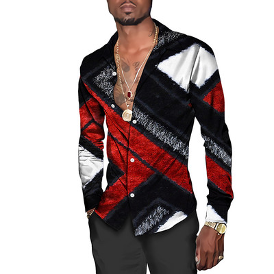 2023. aasta kevadsuvi uus meeste polosärk Slim Fit pikkade varrukatega nööbiga Suur vabaaja särk Meeste tänavarõivad riided