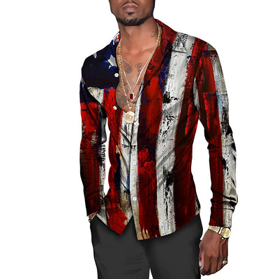 2023. aasta kevadsuvi uus meeste polosärk Slim Fit pikkade varrukatega nööbiga Suur vabaaja särk Meeste tänavarõivad riided