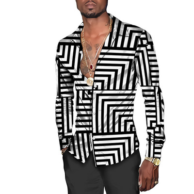 2023. aasta kevadsuvi uus meeste polosärk Slim Fit pikkade varrukatega nööbiga Suur vabaaja särk Meeste tänavarõivad riided