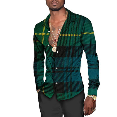 2023. aasta kevadsuvi uus meeste polosärk Slim Fit pikkade varrukatega nööbiga Suur vabaaja särk Meeste tänavarõivad riided