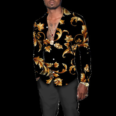 2023. aasta kevadsuvi uus meeste polosärk Slim Fit pikkade varrukatega nööbiga Suur vabaaja särk Meeste tänavarõivad riided