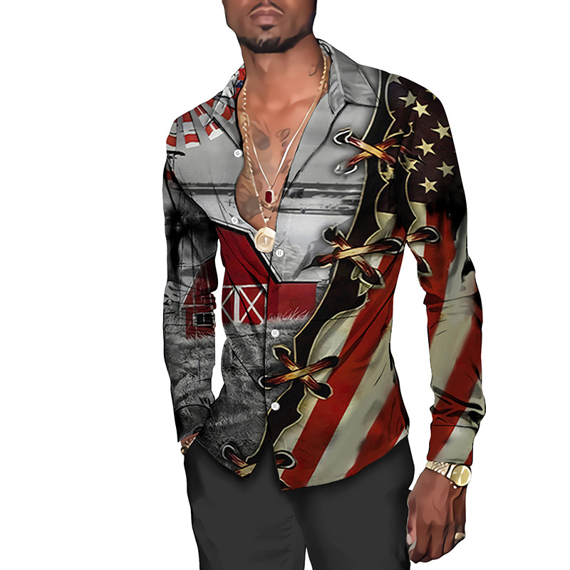 2023. aasta kevadsuvi uus meeste polosärk Slim Fit pikkade varrukatega nööbiga Suur vabaaja särk Meeste tänavarõivad riided