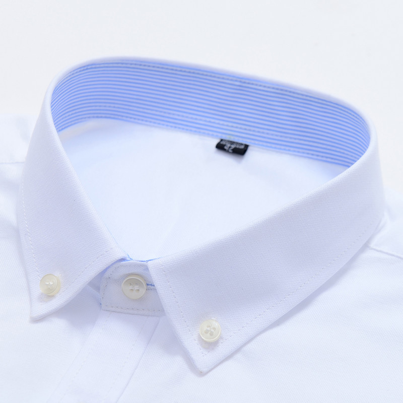 Meeste mitmekülgne vabaaja ruuduline Oxfordi puuvillane särk