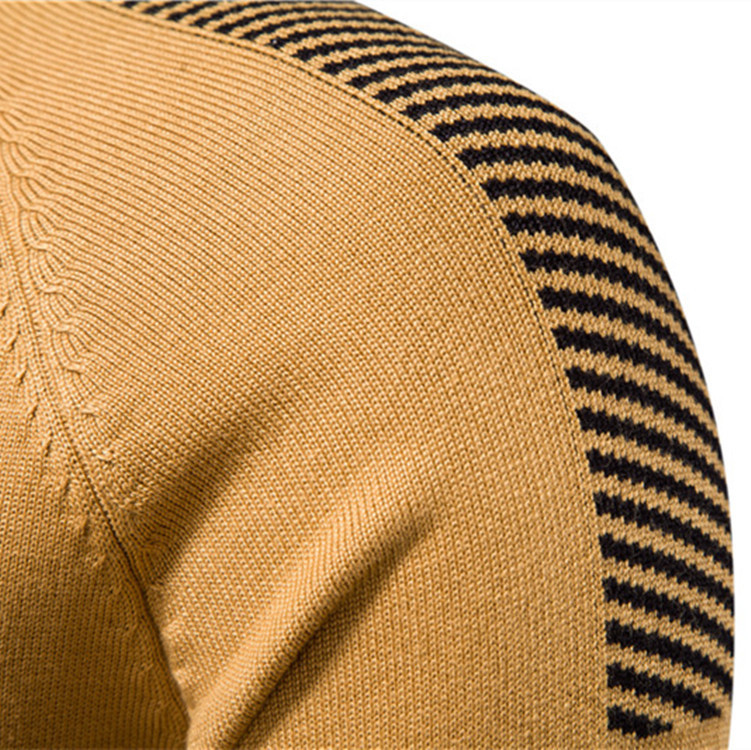 Πλεκτό πουλόβερ ανδρικό άνοιξη και φθινόπωρο 2023 Νέο πουλόβερ ανδρικό λευκό στρογγυλή λαιμόκοψη μεγάλου μεγέθους Μοντέρνο ανδρικό πουλόβερ με κάτω μέρος