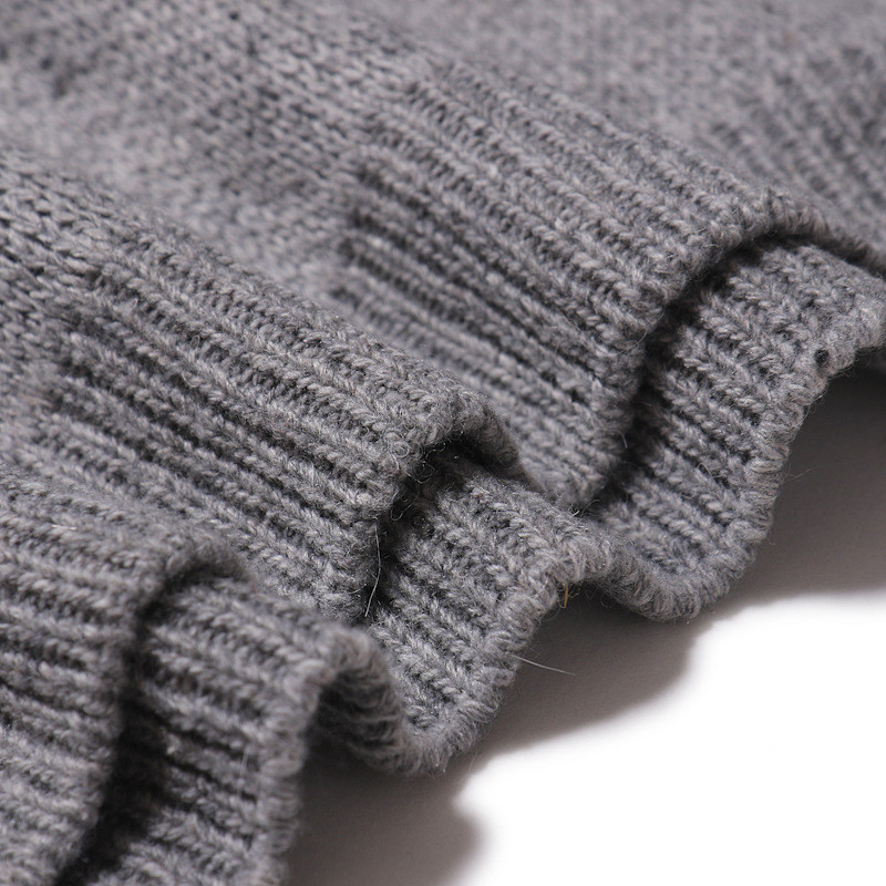 Ανδρικό πουλόβερ με βαμβακερό λαιμόκοψη λεπτή εφαρμογή μακρυμάνικο Animal Φθινοπωρινό χειμώνα Ζεστά ρούχα τέλειας ποιότητας Πλεκτά casual μάλλινο πουλόβερ