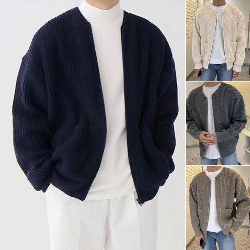 Păstrați-vă cald, anti-pilură, ocazional, cu gâtul turn, pulover de iarnă, pentru purtarea zilnică