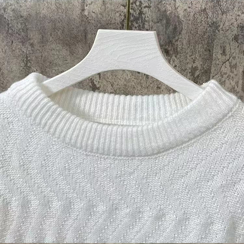 Sügistalvine meeste kootud pikkade varrukatega soe kampsun Kvaliteetne O-kaelusega pulloverid Tugev žakaarkangast Slim Fit särgid Topid Meeste riided