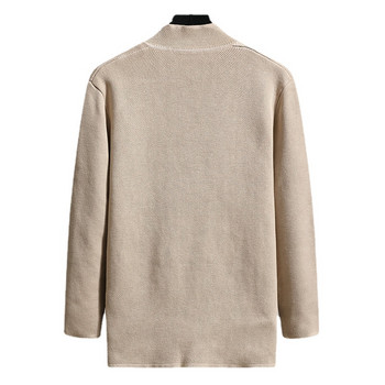 Κορυφαίας κατηγορίας Νέα φθινοπωρινή μάρκα Μόδα Slim Fit Knit Blazer Ανδρικό Top Ζακέτα πουλόβερ Casual Παλτό Ανδρικά Πλεκτά Ρούχα