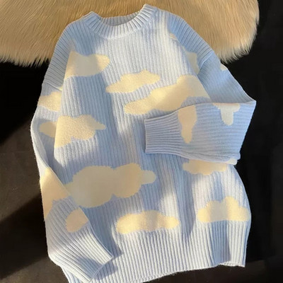 Muškarci Zimski pulover Meki pleteni šareni uzorci Jesenska dukserica Pulover Oblak Udobna zimska dukserica Pletena odjeća E170