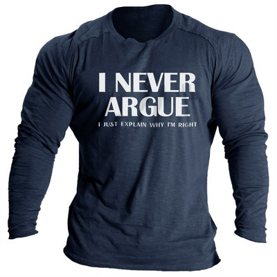 Vintage μπλουζάκια για ανδρικά πουκάμισα 3d γράμματα γραφικά ρούχα Βαμβακερά O λαιμόκοψη μακρυμάνικα μπλουζάκια Streetwear Ανδρικά μπλουζάκια μπλουζάκια