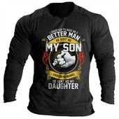 Βαμβακερό vintage ανδρικό μπλουζάκι μακρυμάνικο γράμμα με γραφικά τοπ γραφικό μπλουζάκι φθινοπωρινό casual oversized ρούχα για ανδρικό μπλουζάκι