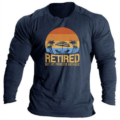 2023. aasta meeste T-särgid, pikkade varrukatega topid, kookospähkli graafilised rõivad, kaelus, suured topid Tänavarõivad Meeste kevadrõivad, uued meeste t-särgid