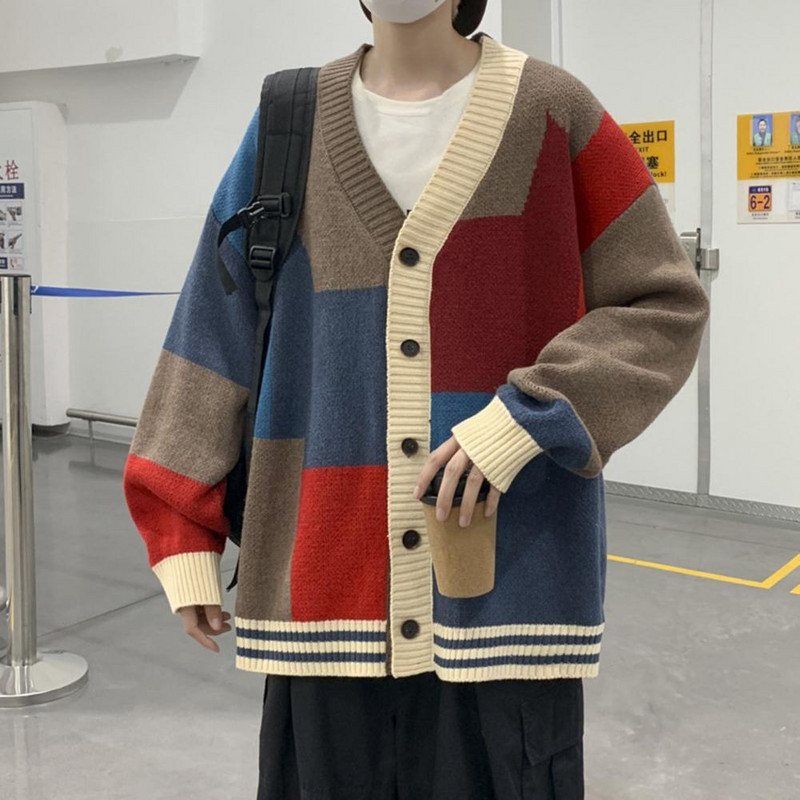 Ζακέτα Κομψό Μαλακό Παλτό Πουλόβερ Υπερμεγέθη Φθινοπωρινό Παλτό Πουλόβερ για το Σχολείο