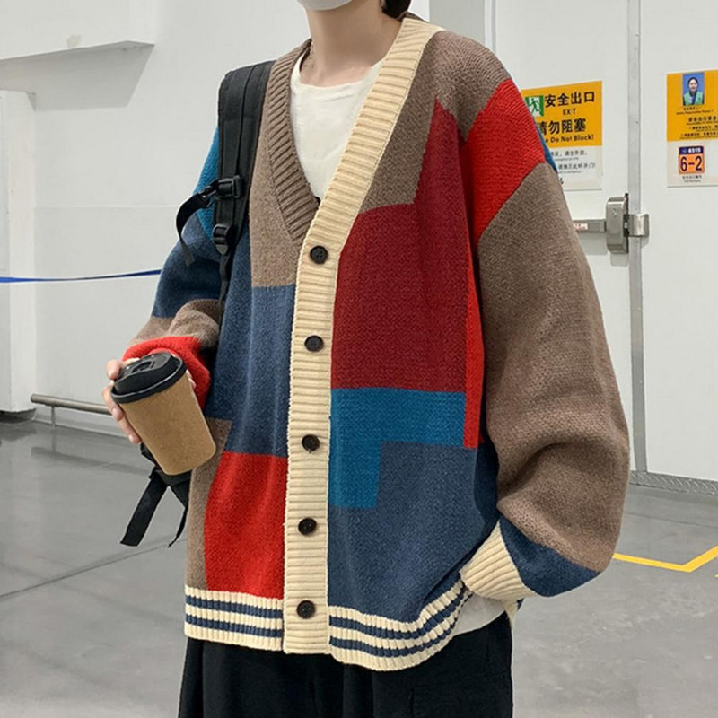 Ζακέτα Κομψό Μαλακό Παλτό Πουλόβερ Υπερμεγέθη Φθινοπωρινό Παλτό Πουλόβερ για το Σχολείο