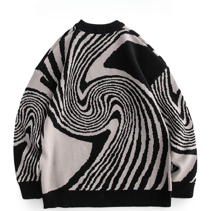 Pulover tricotat vintage Harajuku pentru bărbați 2023 Pulovere pentru bărbați de modă coreeană Pulovere de designer de streetwear japoneze pentru bărbați