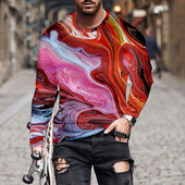 Ευρωπαϊκά και αμερικανικά δημοφιλή ανδρικά αθλητικά μπλουζάκια αναψυχής 3d ψηφιακή εκτύπωση μπλουζάκι street trend 3d printing μακρυμάνικο μπλουζάκι 2022