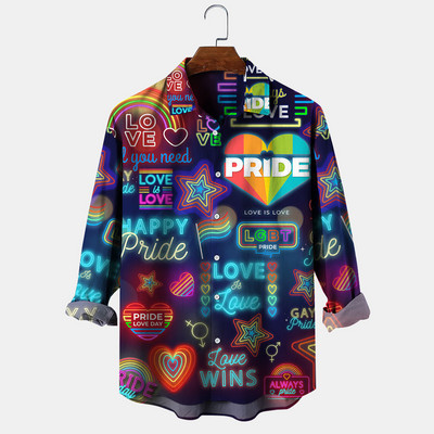 Uus meeste pikkade varrukatega särk Sügisnööbiga äriline vabaajarõivastega meeste retrovärvsärk meestele T-särk Streetwear pluus