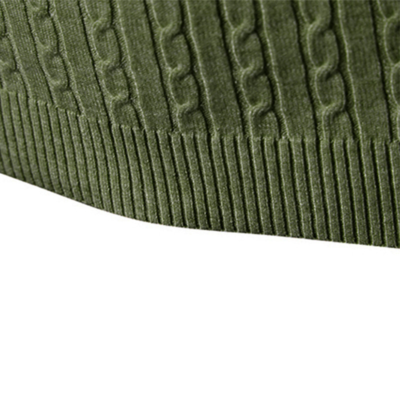 Muška jesenska i zimska donja majica s visokim izrezom, uska majica s dugim rukavima, jednobojni trend