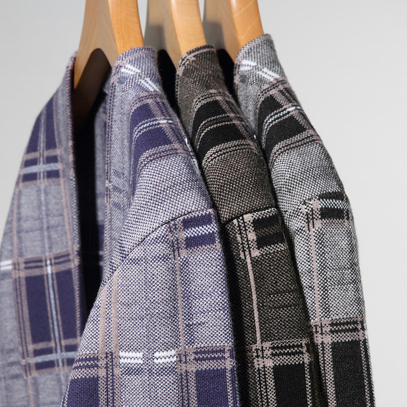 Sügismood Koo triibuline kampsun jakk Meeste Korea kampsunid Mantel Meeste Rõivad Disainer Kiri Kardigan Meeste kampsunid Hombre