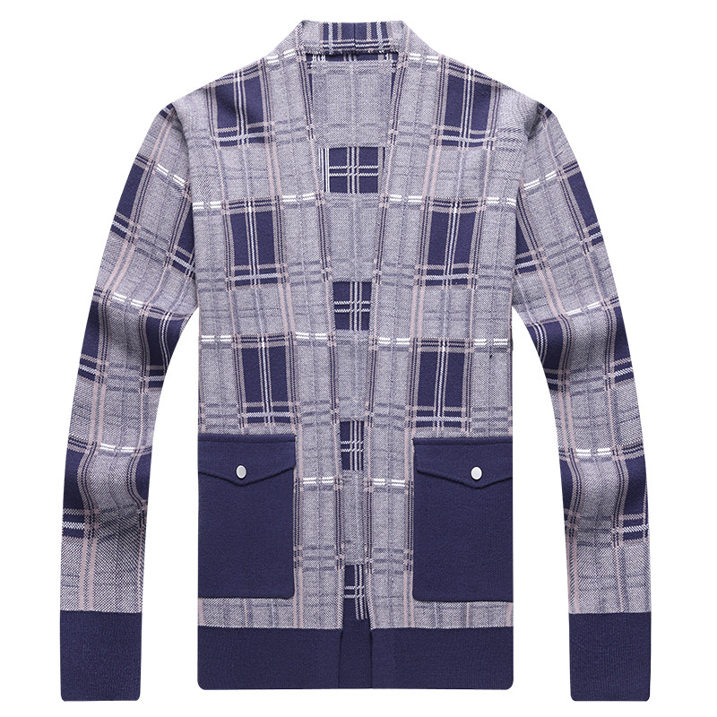 Sügismood Koo triibuline kampsun jakk Meeste Korea kampsunid Mantel Meeste Rõivad Disainer Kiri Kardigan Meeste kampsunid Hombre