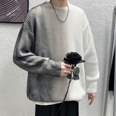 Hip Hop meeste kampsun Gradual Change Mood Pullover Lazy Style Harajuku Riietus Kevadised avarad džemprid Koolimehe Kootud Kampsun