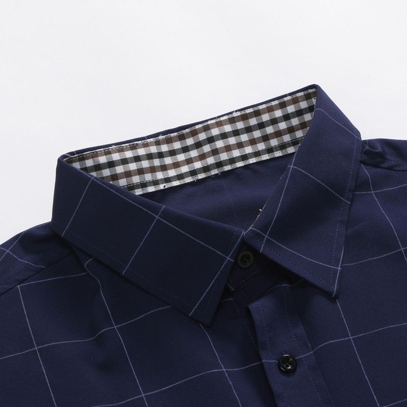 FGKKS 2023 Νέα επώνυμα ανδρικά καρό πουκάμισα Βαμβακερά πουκάμισα φορεμάτων Ανδρικά μακρυμάνικα αδύνατα επαγγελματικά casual αντρικό πουκάμισο