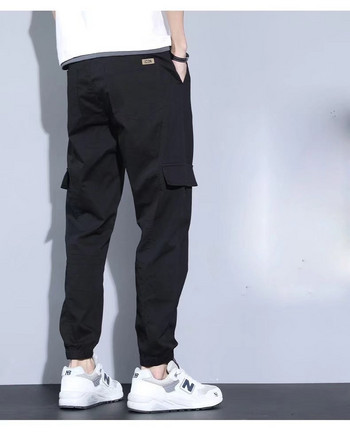 Ανδρικό παντελόνι Joggers Cargo Παντελόνι πολλαπλής τσέπης Ελαστικό στη μέση Ανδρικό casual Hip Hop Streetwear Φούτερ Παντελόνι Pencil Παντελόνι X1