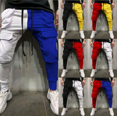 Meeste püksid Weatpüksid Hip Hop Joggers Cargo Pants Meeste vabaaja püksid Mood Printing Püksid Tänavarõivad Pantalones Hombre K107