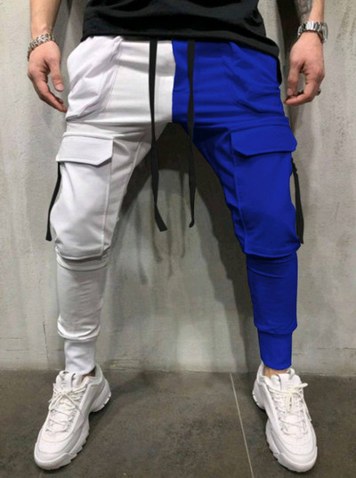 Pantaloni pentru bărbați Pantaloni de îmbrăcăminte Hip Hop Joggeri Pantaloni cargo Pantaloni casual pentru bărbați Pantaloni cu imprimare la modă Streetwear Pantalones Hombre K107