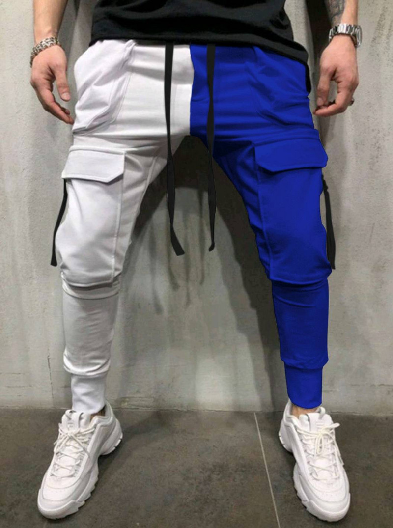 Pantaloni pentru bărbați Pantaloni de îmbrăcăminte Hip Hop Joggeri Pantaloni cargo Pantaloni casual pentru bărbați Pantaloni cu imprimare la modă Streetwear Pantalones Hombre K107