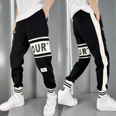 Nova ulična odjeća Hip Hop Joggers Muške Letter Vrpce Cargo Hlače Džepovi Taktičke Ležerne Muške Hlače Trenirka X10