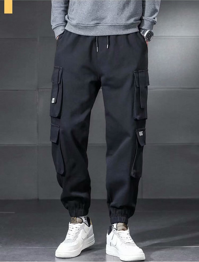 Νέο Ανοιξιάτικο Φθινόπωρο Νεανική Μόδα Μεγάλη τσέπη Cargo Παντελόνι Ανδρικά Teenagers Φαρδύ παντελόνι Ανδρικό ρετρό παντελόνι υψηλής ποιότητας