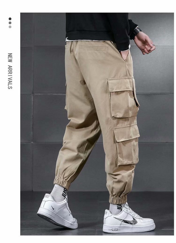 Νέο Ανοιξιάτικο Φθινόπωρο Νεανική Μόδα Μεγάλη τσέπη Cargo Παντελόνι Ανδρικά Teenagers Φαρδύ παντελόνι Ανδρικό ρετρό παντελόνι υψηλής ποιότητας