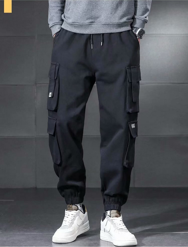 Νέο Ανοιξιάτικο Φθινόπωρο Νεανική Μόδα Μεγάλη τσέπη Cargo Παντελόνι Ανδρικά Teenagers Φαρδύ παντελόνι Ανδρικό ρετρό παντελόνι υψηλής ποιότητας