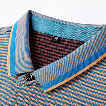 Ανδρικά μακρυμάνικα τρισδιάστατα παντού τυπώματα Ανδρικό πουκάμισο πόλο γεωμετρικά σχέδια Καλοκαιρινά κοντομάνικα ρούχα Street Leisure Μπλούζες πόλο