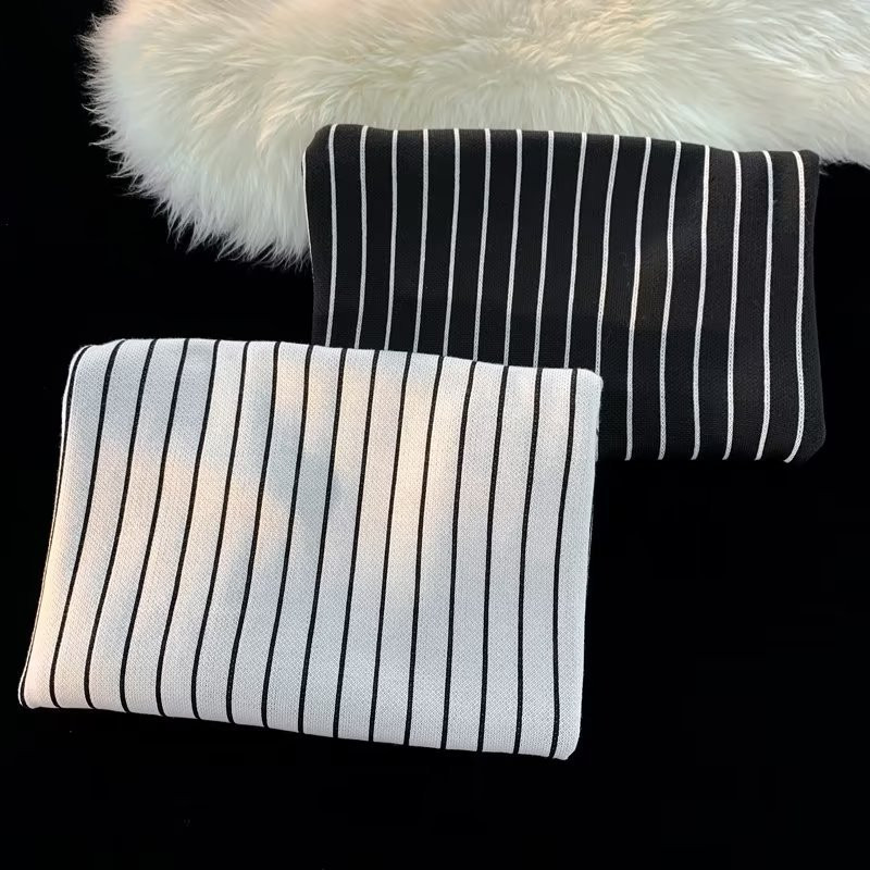 Puloveri Muškarci Pleteni prugasti puloveri Jednostavni uski jesenski šik Novo ležerni dolčevita Trendy višeslojna korejska zimska odjeća