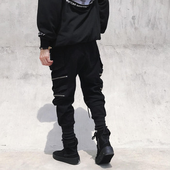 Κλασικό Streetwear Hip Hop Joggers Ανδρικές κορδέλες Cargo Παντελόνι Τσέπες Track Tactical Casual Αντρικό Παντελόνι Φούτερ K112