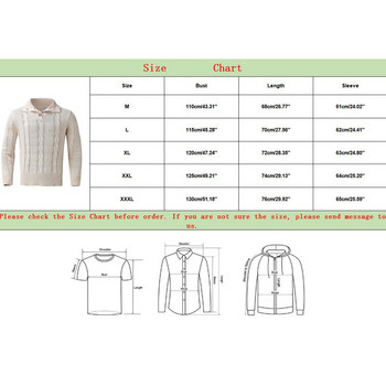 Мъжки пуловер с отложна яка, есен, зима, модни топове, топли ежедневни пуловери с дълги ръкави, блуза