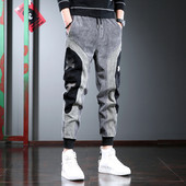 Klasična ulična odjeća Hip Hop Joggers Muške vrpce Cargo hlače Džepovi Taktičke ležerne muške hlače Trenirka K134