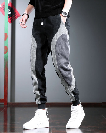 Класически Streetwear Хип-хоп Джогери Мъжки панталони с букви Карго панталони Джобове Писта Тактически ежедневни мъжки панталони Спортен панталон K134