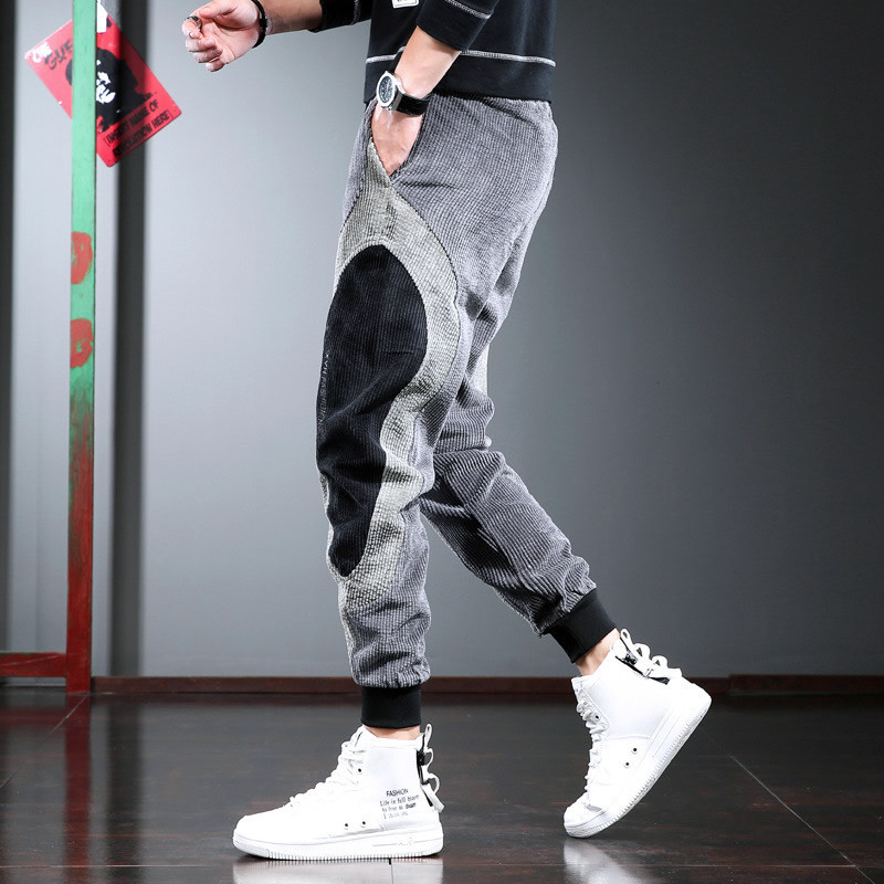 Klasična ulična odjeća Hip Hop Joggers Muške vrpce Cargo hlače Džepovi Taktičke ležerne muške hlače Trenirka K134