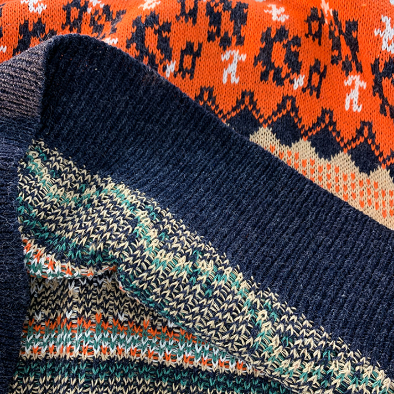 Retro pulloverid Meeste Isiklik Disain Nägus High Street kudumid Kõik sobivad lahedad kampsun Ulzzang Harajuku vabaaja unisex stiilne