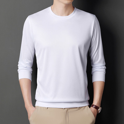 Ανδρικό φθινοπωρινό μπλουζάκι πόλο 2023 Slim Fit Casual υψηλής ποιότητας μακρυμάνικο μπλουζάκι σε 3 στυλ ανδρικά πουκάμισα