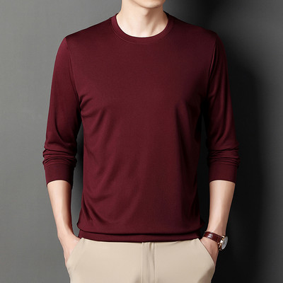 Ανδρικό φθινοπωρινό μπλουζάκι πόλο 2023 Slim Fit Casual υψηλής ποιότητας μακρυμάνικο μπλουζάκι σε 3 στυλ ανδρικά πουκάμισα