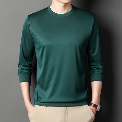 Ανδρικό φθινοπωρινό μπλουζάκι πόλο 2023 Slim Fit Casual υψηλής ποιότητας μακρυμάνικο μπλουζάκι σε 3 στυλ ανδρικά πουκάμισα